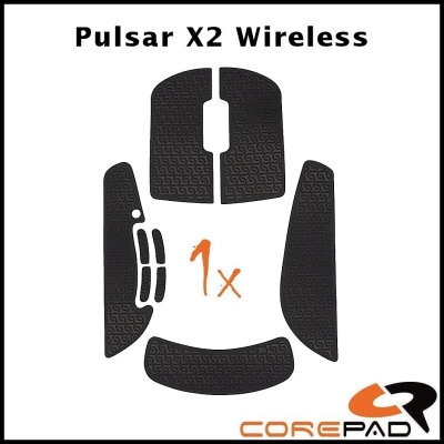 Corepad Soft Grips #787 noir Pulsar X2 Wireless / Pulsar X2V2 Wireless